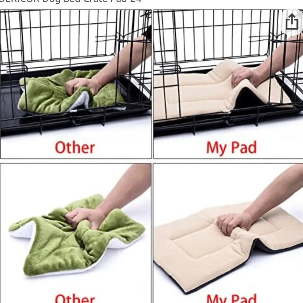 Dericor Pet Reversible Bed/Crate Pad